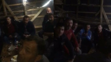 Barakada aleme jandarmadan şok baskın