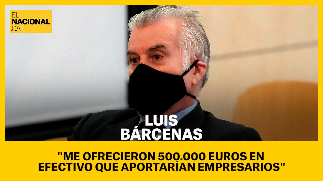 Bárcenas assegura que li van oferir 500.000 euros per falsificar apunts de la caixa B