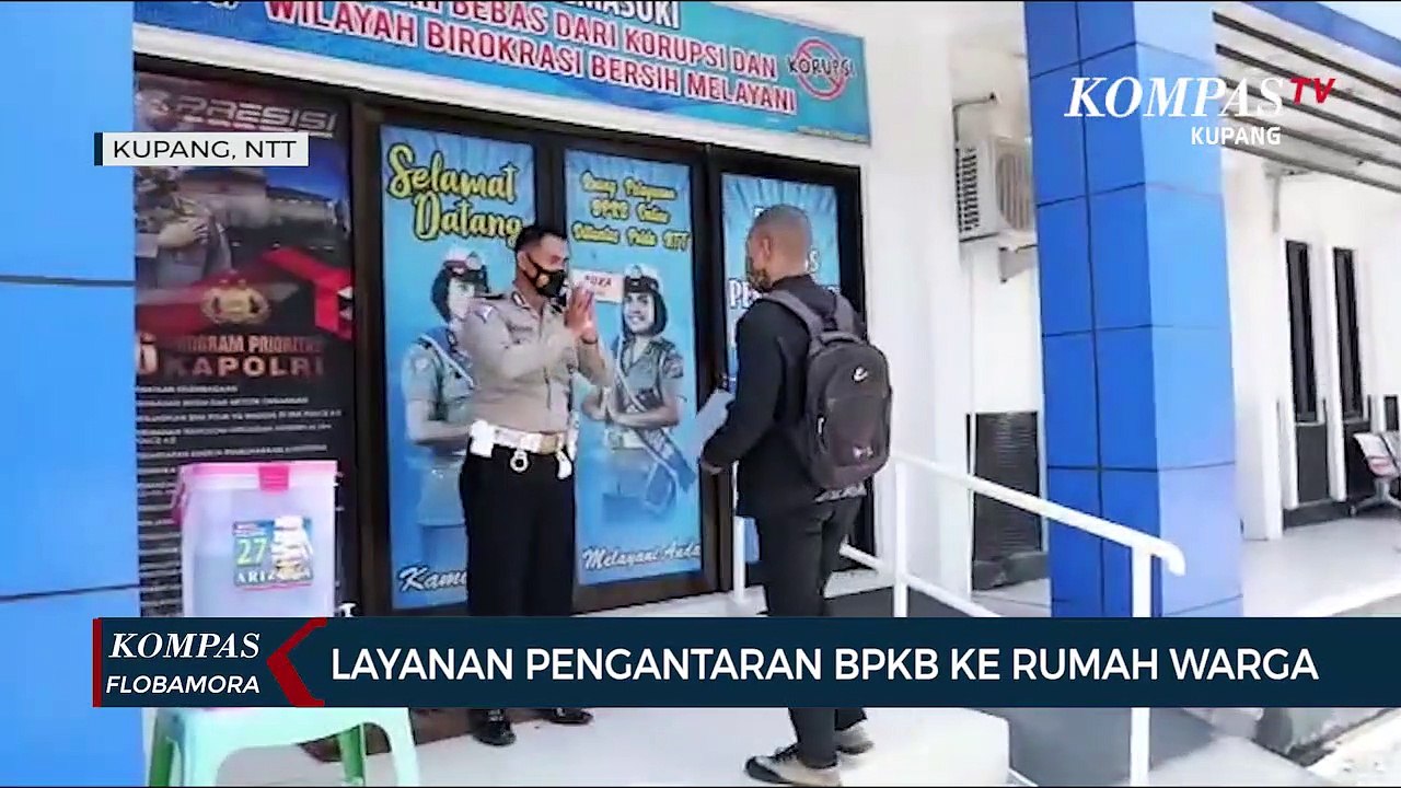Ditlantas Polda Ntt Melayani Pengantaran Bpkb Ke Rumah Warga Secara Gratis Video Dailymotion