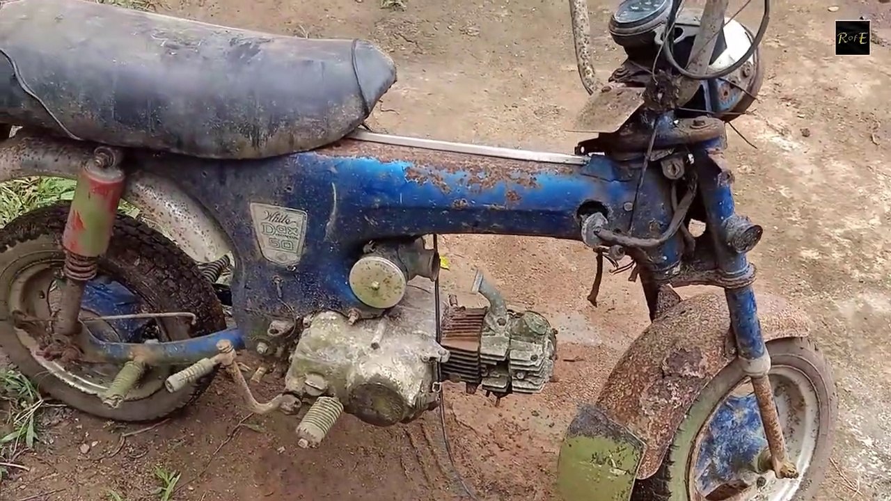 Honda DAX 100 Full Restoration and Modified | Amazing Rebuild | Honda Bike Modified | Best Restoration Video
