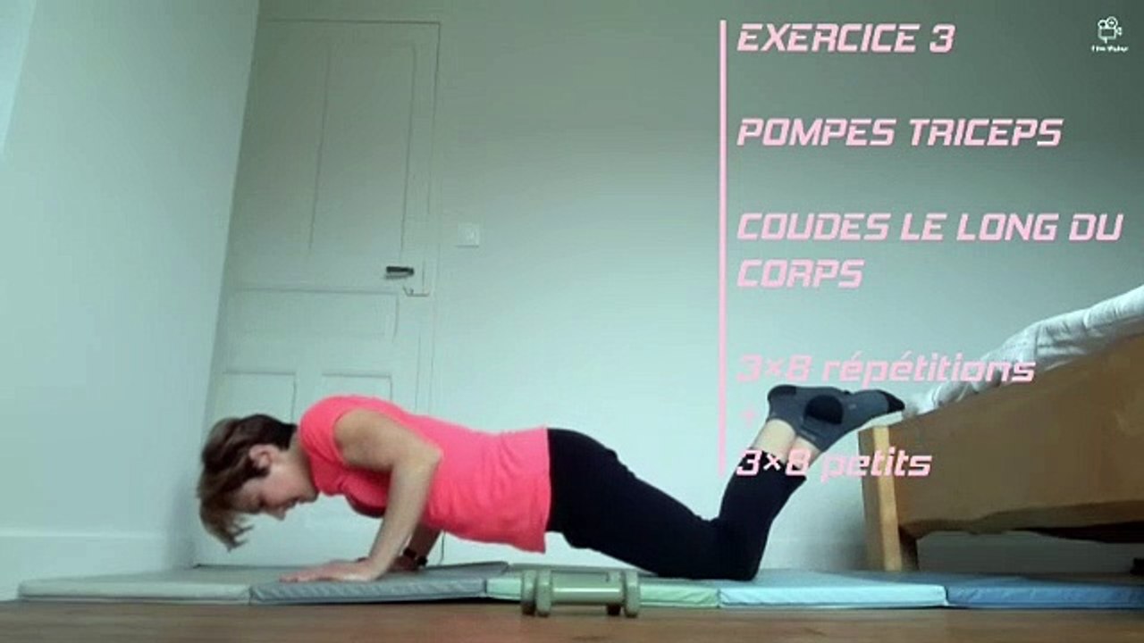 FITNESS - Renforcement musculaire pectoraux + triceps suite