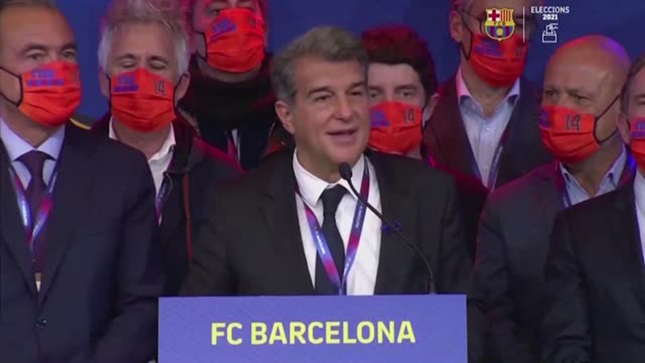 Barça - Laporta : "J'espère que Messi restera"