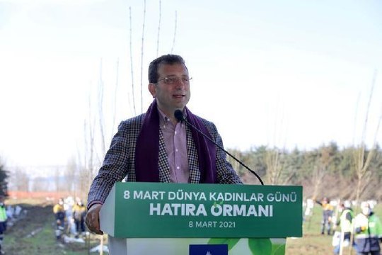 İBB'NİN 8 MART HATIRA ORMANI FİDAN DİKİM TÖRENİNE PERVİN BULDAN DA KATILDI - 1
