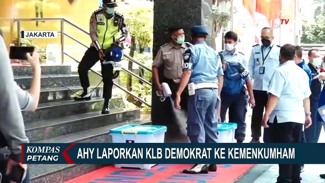 AHY Bawa 5 Kontainer Isi Dokumen untuk Laporkan KLB Demokrat, Kemenkumham: Nanti Kita Pelajari