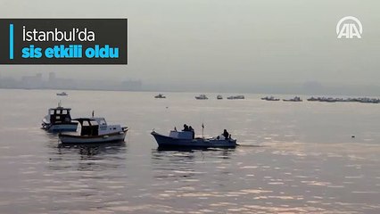 İstanbul’da sis etkili oldu