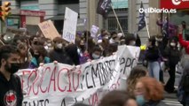Unos 500 estudiantes se manifiestan en Barcelona por una educación feminista