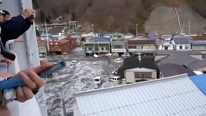 Fukushima: la llegada del tsunami a la ciudad de Miyako en 2011