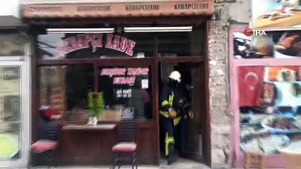 Çorum'da iş yerinde korkutan yangın