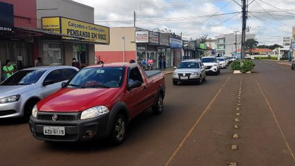 Jardim Alegre faz cortejo para homenagear ex-prefeito que morreu vítima da Covid-19