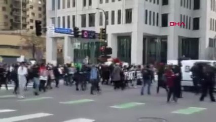 ABD'deki George Floyd davası öncesi sessiz yürüyüş