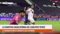 La emotiva dedicatoria de Carlitos Tevez