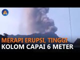 GUNUNG MERAPI ERUPSI, TINGGI KOLOM CAPAI 6 METER