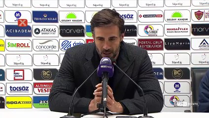 Ömer Erdoğan: "Hiç beklemediğimiz bir yenilgi aldık"