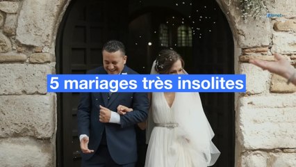 5 mariages très insolites !