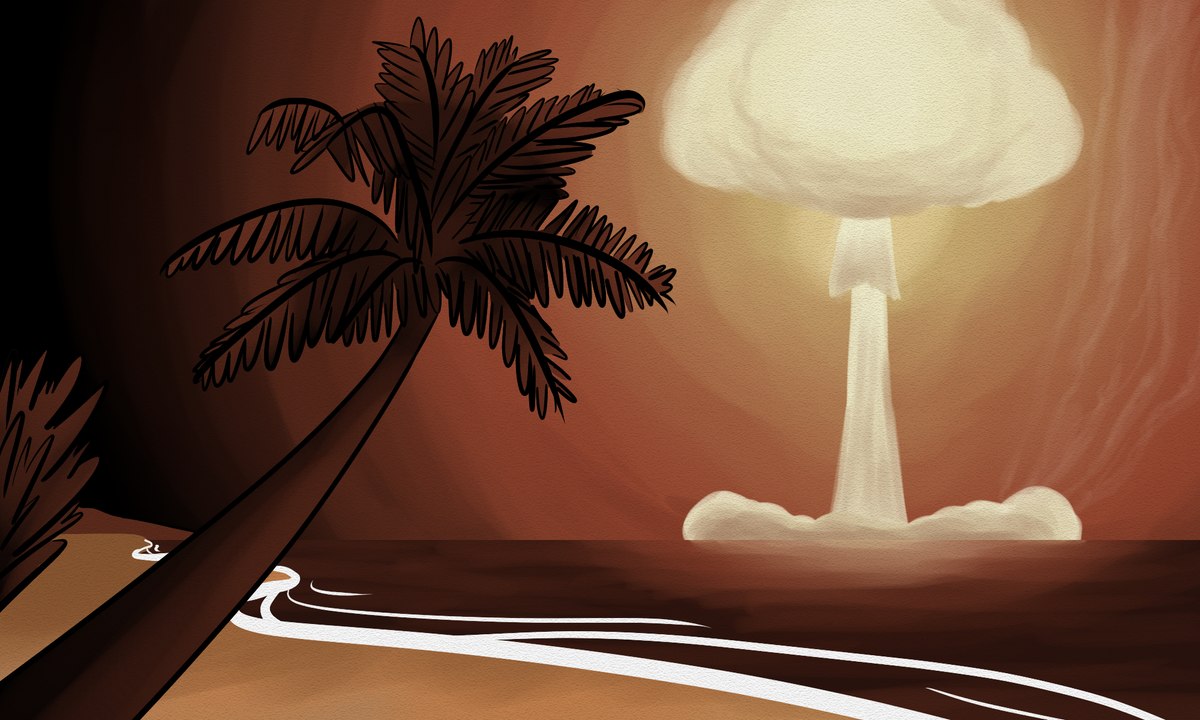 En 1974, Tahiti touchée par un nuage radioactif