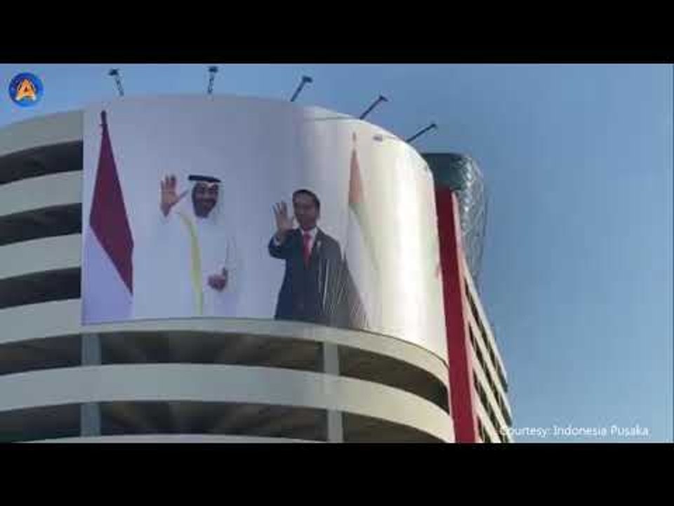 PRESIDEN JOKO WIDODO JADI NAMA JALAN DI UNI EMIRAT ARAB