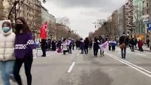 Comencen els preparatius a Barcelona per celebrar la concentració del dia de la Dona