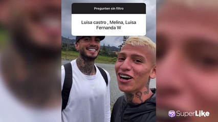 “Me caso con Melina”, Mateo Carvajal se probó en divertido juego