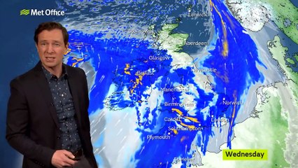 UK Weather from the MetOffice | Week ahead  All change to wet and windy weather | 8 March  2021