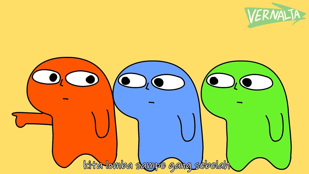 Main lomba lari waktu kecil be like