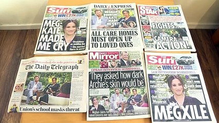 Entrevista de Enrique y Meghan cayó como una bomba en Reino Unido