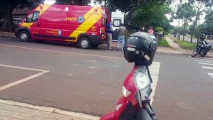 Colisão entre motos é registrada no Bairro Claudete