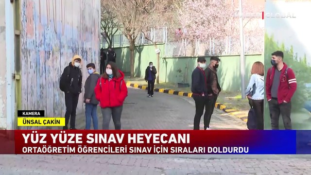 Yüz yüze eğitim almadılar, yüz yüze sınav oldular