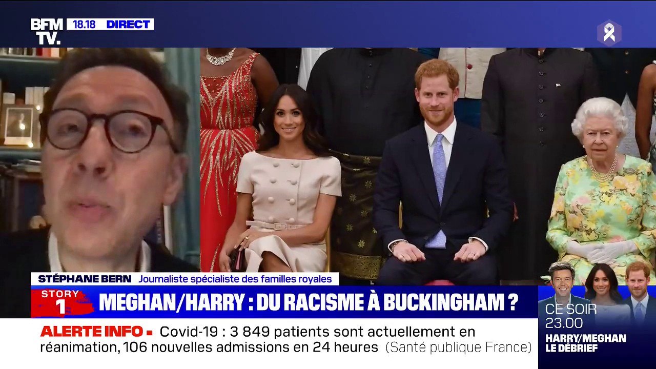 nterview de Meghan et Harry: selon Stéphane Bern, "la reine n'est absolument pas raciste, les membres de la famille non plus"