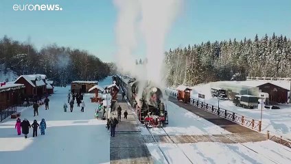 En Russie, changement de décor et voyage temporel à bord du Rouskeala Express