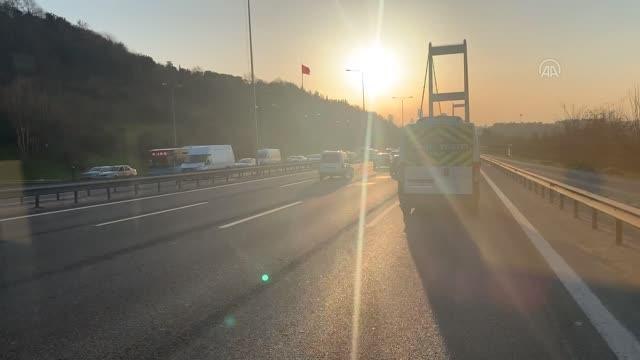 Sokağa çıkma kısıtlaması öncesinde trafik yoğunluğu yaşandı kısıtlama,trafik yoğunluğu,