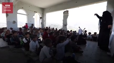 Guru berusia 9 tahun di garis depan perang Yaman
