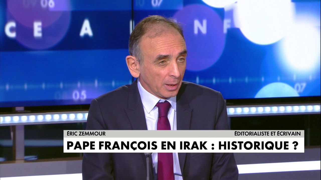 Eric Zemmour : «Le Pape François a donné quitus à ce qu'est une éradication du christianisme dans la terre qui l'a vu naître»