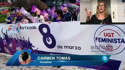 CARMEN TOMÁS: LA IZQUIERDA  HA CONVERTIDO EL FEMINISMO EN VANDALISMO