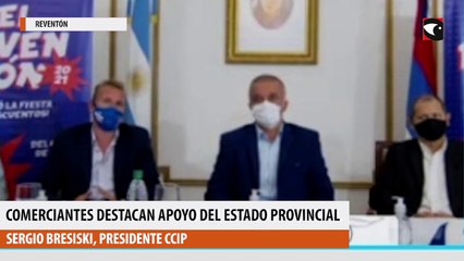Comerciantes destacan apoyo del Estado provincial