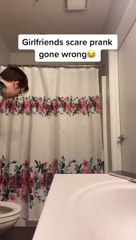 Girlfriend's Shower Scare Ends Poorly