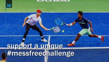 Watch: Indian tennis icon, Leander Paes supports families through a unique #messfreechallenge