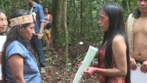Indígenas ecuatorianas reclaman respeto a sus territorios y la Amazonía