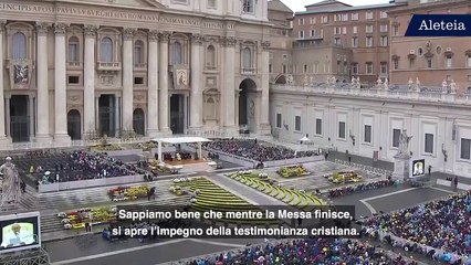 Papa Francesco: La messa è finita