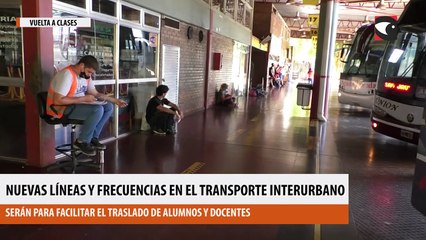 Nuevas líneas y frecuencias en  transporte interurbano