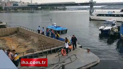 Unkapanı Köprüsü'nde intihar girişimi