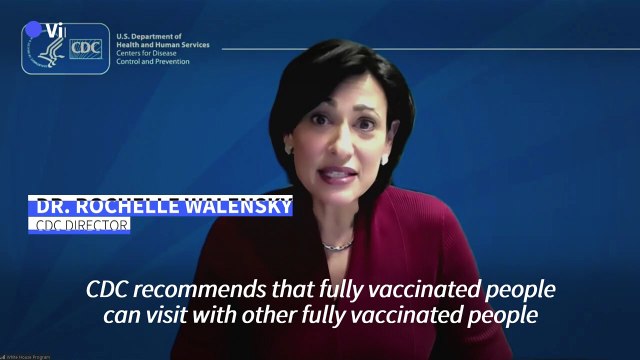 Fully-vaccinated people can gather without masks: CDC