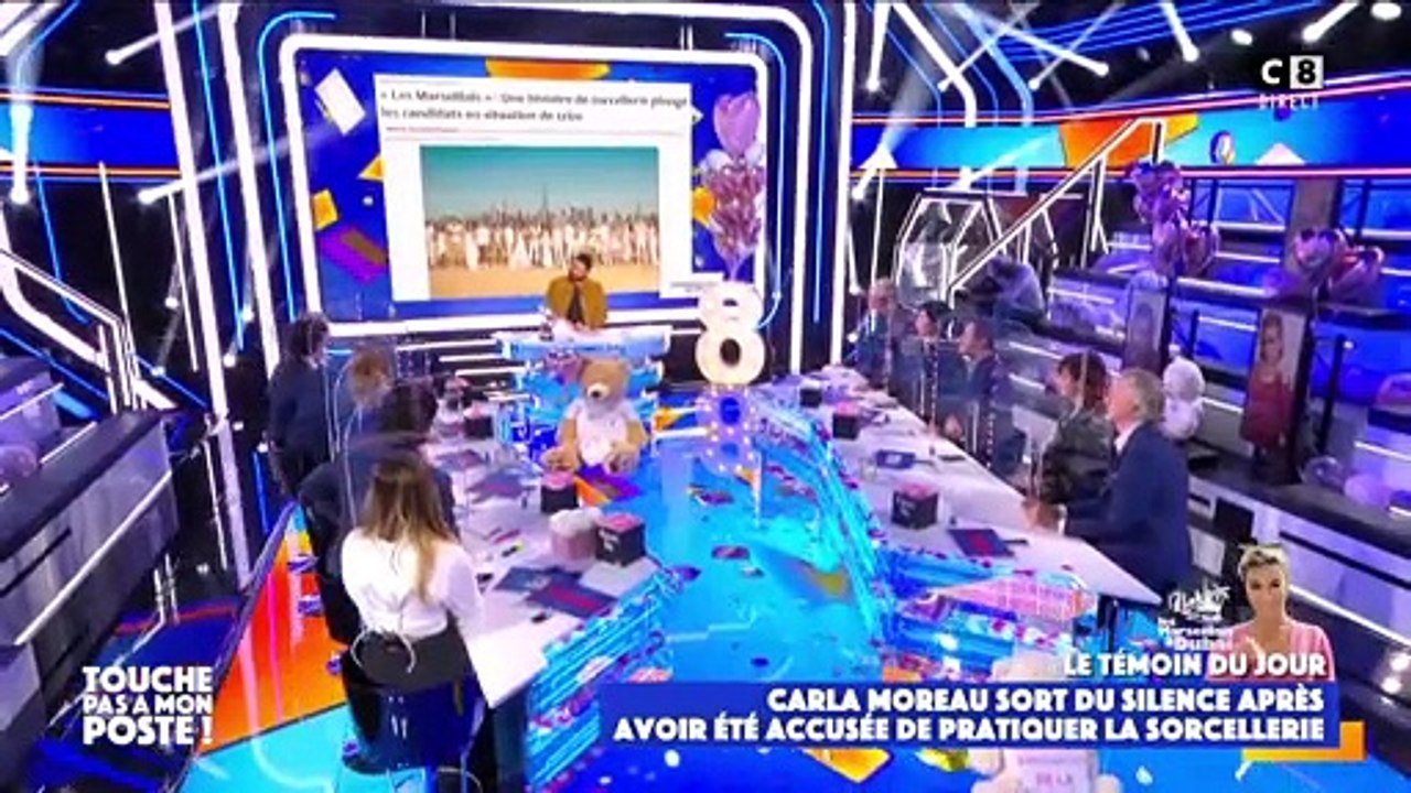 Carla Moreau s'explique sur l'affaire de sorcellerie dans "Touche pas à mon poste" et adresse un message aux "Marseillais".