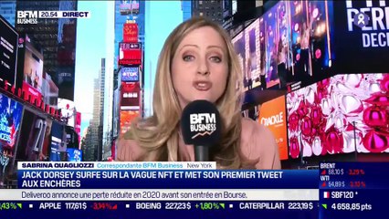 What's up New York : Jack Dorsey surfe sur la vague NFT et met son premier tweet aux enchères - 08/03