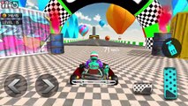 Go Kart Ramp Car Stunt Games - Mega Ramp Car Games - Impossible Stunts Car - Android GamePlay #2
