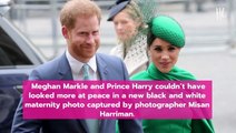 Meghan Markle Cradles Archie Over Her Baby Bump In Sweet New Maternity Pic With Prince Har