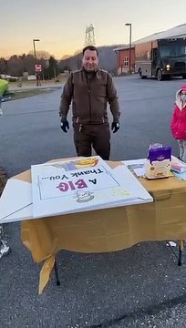 Community Comes Together to Thank UPS Driver For Hard Work During Pandemic