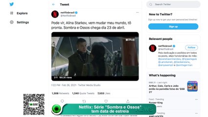 Netflix- Série -Sombra e Ossos- tem data de estreia