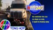 Người đưa tin 24G (6g30 ngày 9/3/2021) - Xe container ôm cua va chạm xe máy, 2 người bị thương nặng