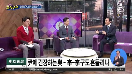윤석열 지지율 1위에…김종인 “별의 순간 잡아”