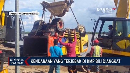 Kendaraan Terjebak Diangkat, Proses Evakuasi Kapal Karam KMP Bili Segera Dilakukan